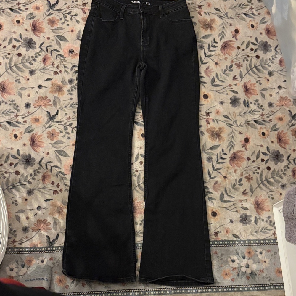 Old Navy Black Flare Women's Jeans